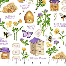 Load image into Gallery viewer, Honey &amp; Clover - Honey and Hives, White
