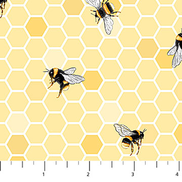 Honey & Clover - Bee Toss, Pale Yellow