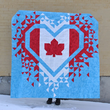 Load image into Gallery viewer, PRE-ORDER: Exploding Canada Heart Quilt Kit