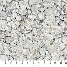 Load image into Gallery viewer, Midas Touch - Light Gray Bubble Texture w/ Gold Metallic

