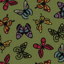 Load image into Gallery viewer, Multi Colour Butterflies, Green
