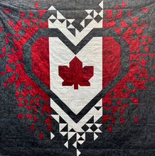 Load image into Gallery viewer, PRE-ORDER: Exploding Canada Heart Quilt Kit