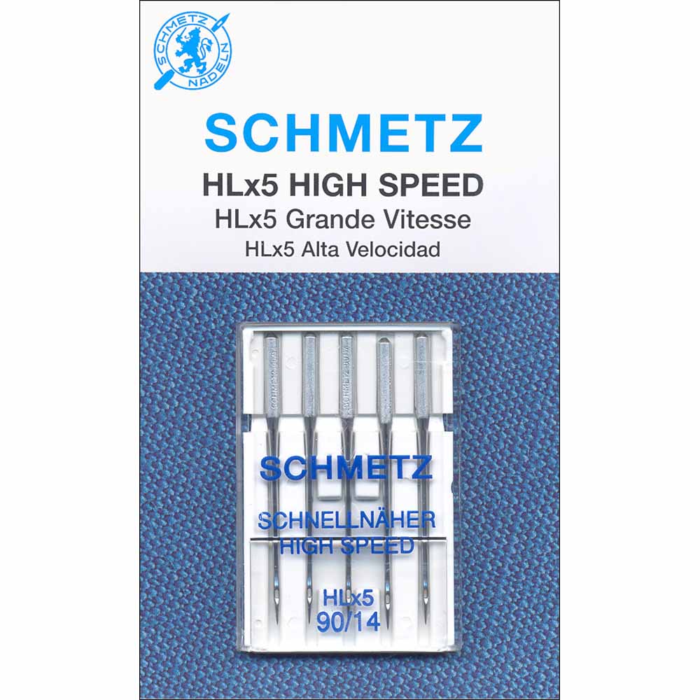 SCHMETZ #1842 HLx5 Quilters' Machine Needles Carded - 90/14 - 5 count