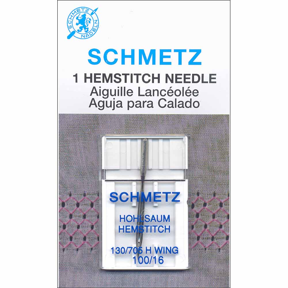 SCHMETZ #1772 Hemstitch Needles Carded - 100/16 - 1 count