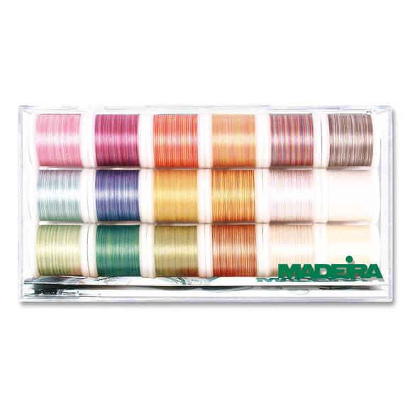 Madeira Cotona 18 Spool Thread Pack - Variegated