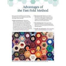 Load image into Gallery viewer, Fast-Fold Hexie Quilting: A Quick & Easy Technique for Hexagon Quilting
