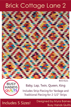 Load image into Gallery viewer, Brick Cottage Lane 2 Quilt Pattern
