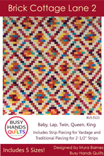 Load image into Gallery viewer, Brick Cottage Lane 2 Quilt Pattern