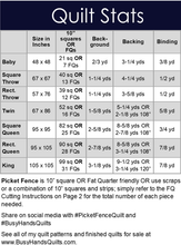 Load image into Gallery viewer, Picket Fence Quilt Pattern