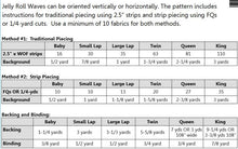 Load image into Gallery viewer, Jelly Roll Waves Quilt Pattern