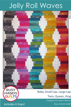 Load image into Gallery viewer, Jelly Roll Waves Quilt Pattern