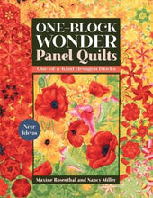Load image into Gallery viewer, ONE-BLOCK WONDER PANEL QUILTS: NEW IDEAS; ONE-OF-A-KIND HEXAGON BLOCKS