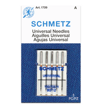 Load image into Gallery viewer, SCHMETZ Universal Needles - 5 pack
