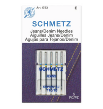 Load image into Gallery viewer, SCHMETZ Jeans/Denim Needles - 5 pack
