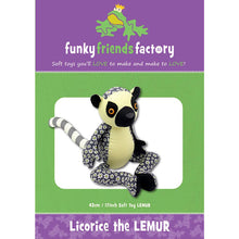Load image into Gallery viewer, Licorice the Lemur - Funky Friends Factory