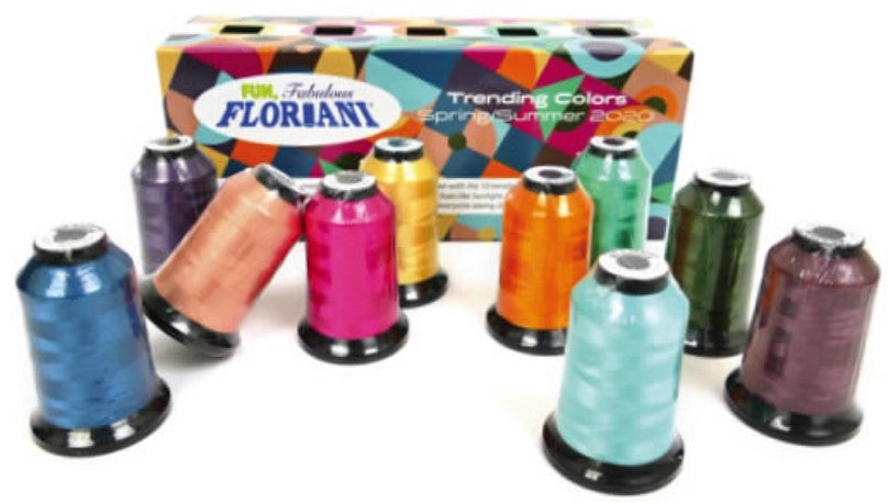 Floriani Trending Colors - Spring Summer 2020 Thread Set