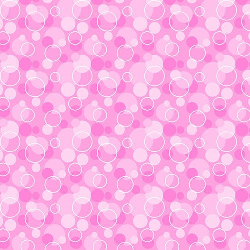 Pink Bubbles Flannel