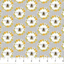 Load image into Gallery viewer, Beecroft - Floral Bees, Grey
