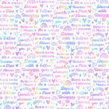 Load image into Gallery viewer, Sparkle Magic - Words, White
