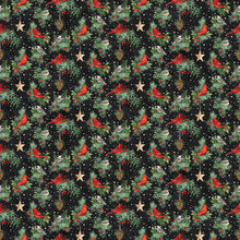 Load image into Gallery viewer, Winter Song - Birds, Black
