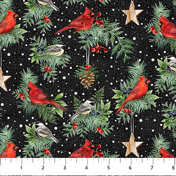 Winter Song - Birds, Black