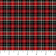 Load image into Gallery viewer, Winter Song - Plaid, Black/Red
