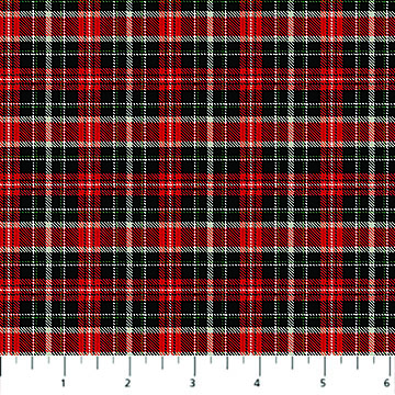 Winter Song - Plaid, Black/Red