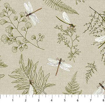 Natural Elements - Dragonfly, Taupe
