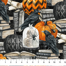 Load image into Gallery viewer, Spellbound - Books &amp; Crows, Black

