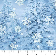 Load image into Gallery viewer, St. Nicholas -Snowy Trees, Blue
