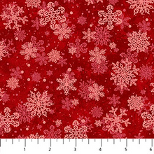 Load image into Gallery viewer, St. Nicholas - Snowflakes, Red

