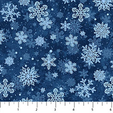Load image into Gallery viewer, St. Nicholas - Snowflakes, Blue
