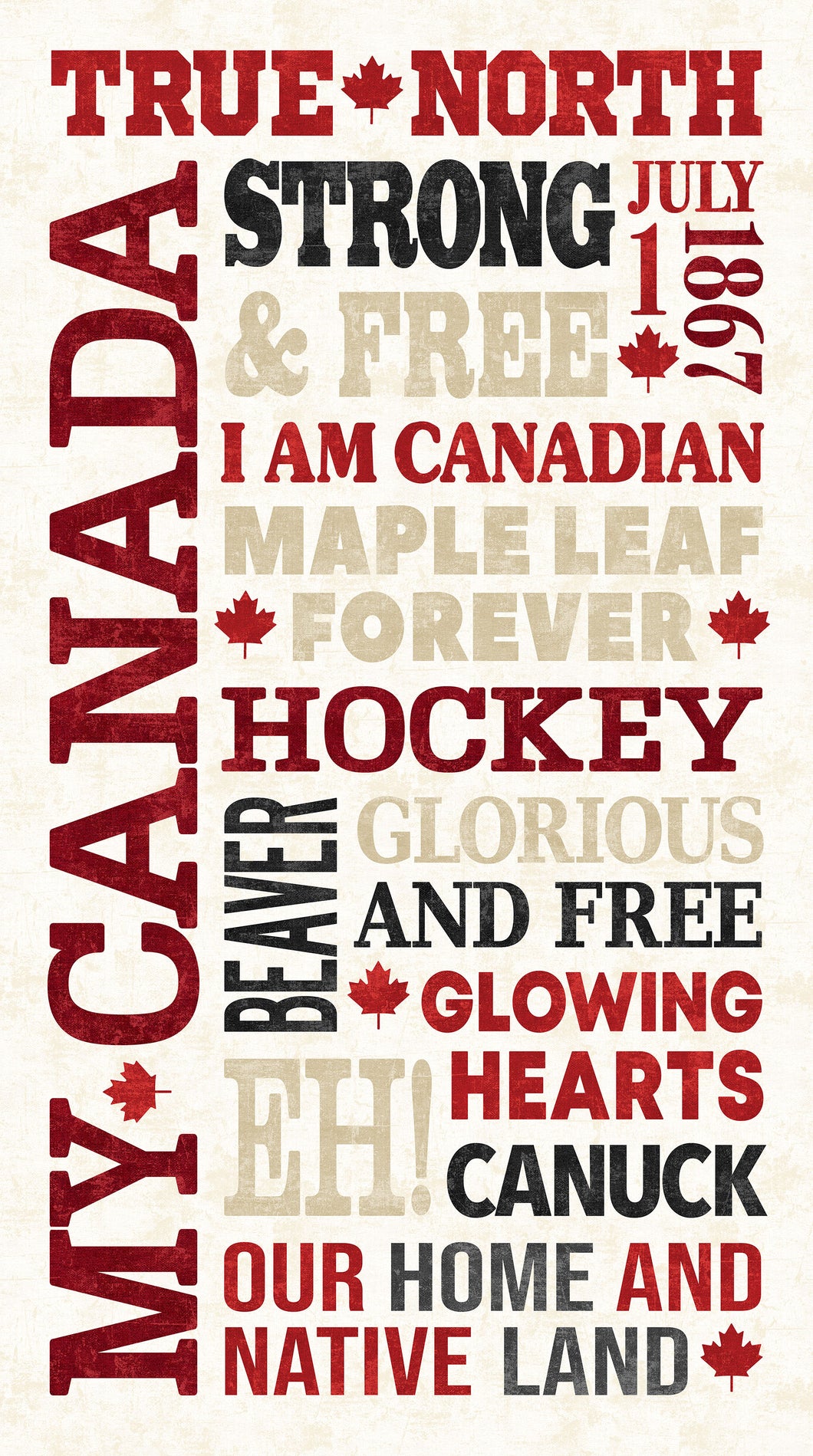 Canadian Classics 3 - Word Panel