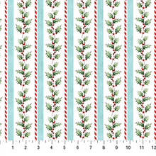 Load image into Gallery viewer, Holly Jolly - Holly Stripe, White Multi
