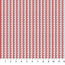 Load image into Gallery viewer, Holly Jolly - Candycane Stripe, White Multi
