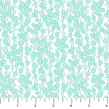Load image into Gallery viewer, Quilting in Bloom - Daisy Chain, Light Turquoise Multi
