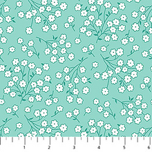 Load image into Gallery viewer, Quilting in Bloom - Baby's Breath, Turquoise
