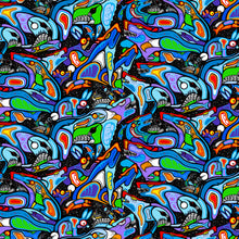 Load image into Gallery viewer, The Four Seasons - Collage, Black Multi
