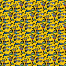 Load image into Gallery viewer, The Four Seasons - Loons, Yellow Multi
