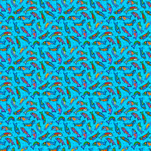 Load image into Gallery viewer, The Four Seasons - Fish, Turquoise Multi
