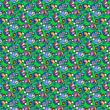 Load image into Gallery viewer, The Four Seasons - Rabbits, Green Multi
