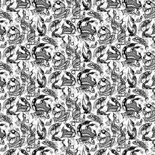 Load image into Gallery viewer, The Four Seasons - Tonal Loons, White/Black
