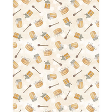 Load image into Gallery viewer, The Art of Beekeeping - Honey Jars, Cream
