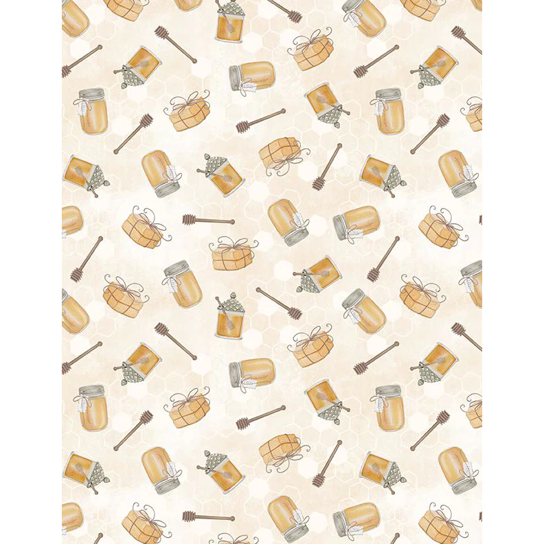 The Art of Beekeeping - Honey Jars, Cream