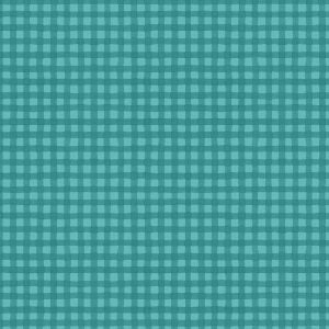 Sunflower Sweet - Gingham, Teal