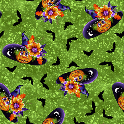 Hallowishes - Pumpkin Witches, Green