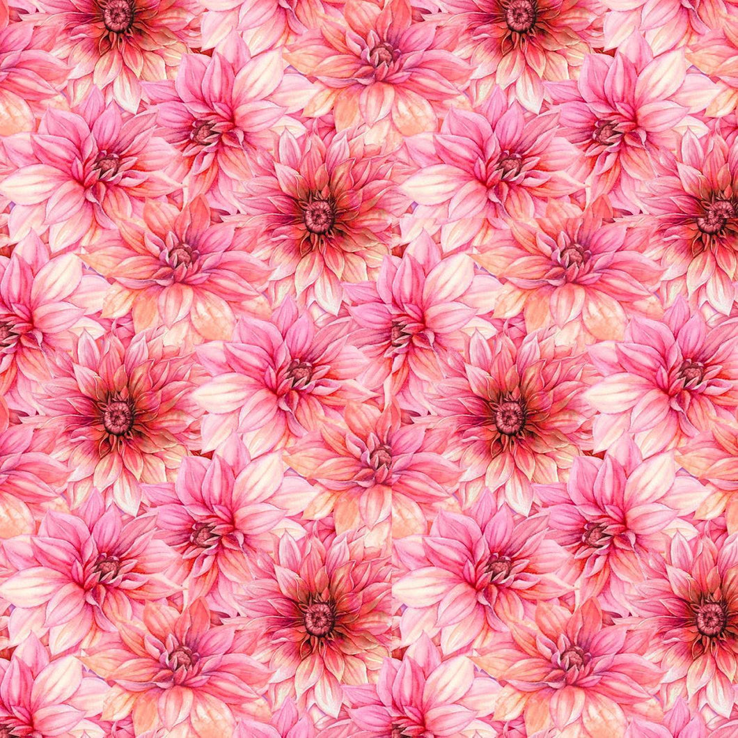 In Bloom - Packed Floral, Pink