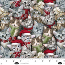 Load image into Gallery viewer, A Purr-fect Holiday Season - Cat Crowd, Multi
