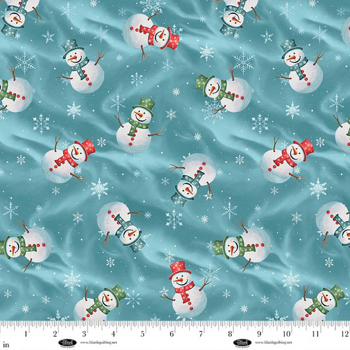 Comfort & Joy - Snowmen Toss, Aqua