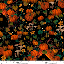 Load image into Gallery viewer, Harvest Haunt - Pumpkin House Silhouettes, Black
